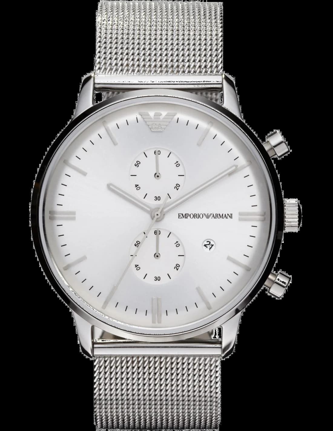 Emporio Armani AR0390 - cadran noir visible — Montres Outlet