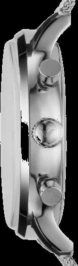 Détail du bracelet cuir Emporio Armani AR0390 — Montres Outlet