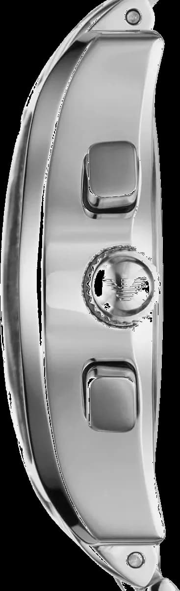 Montre Emporio Armani AR0674 femme détail cadran noir