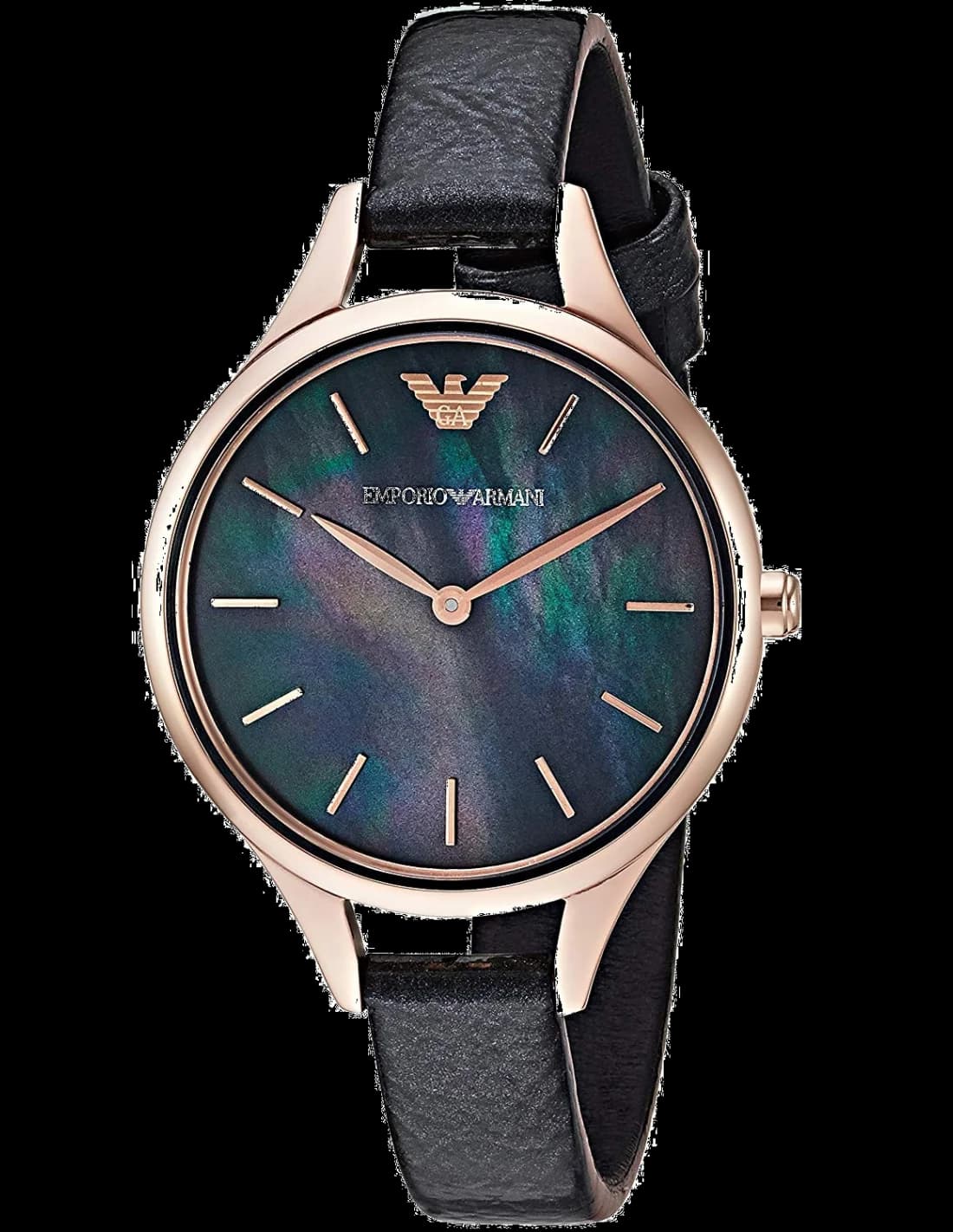 Emporio Armani AR11056 — boîtier en acier inoxydable noir