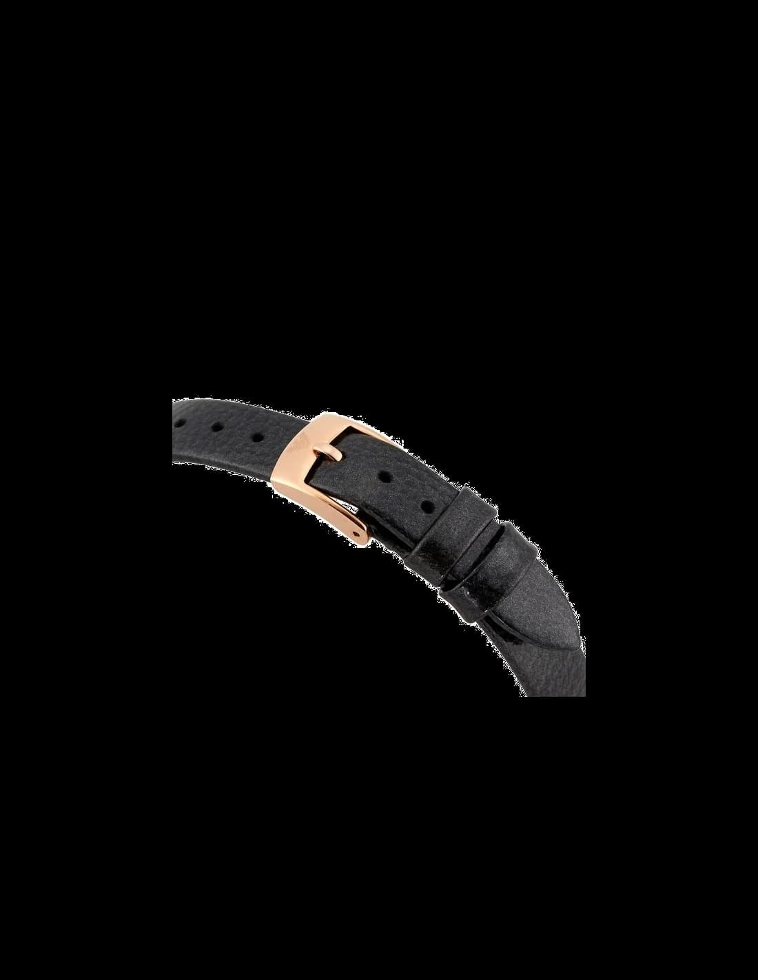 détails cadran et bracelet cuir de la montre Emporio Armani AR11056