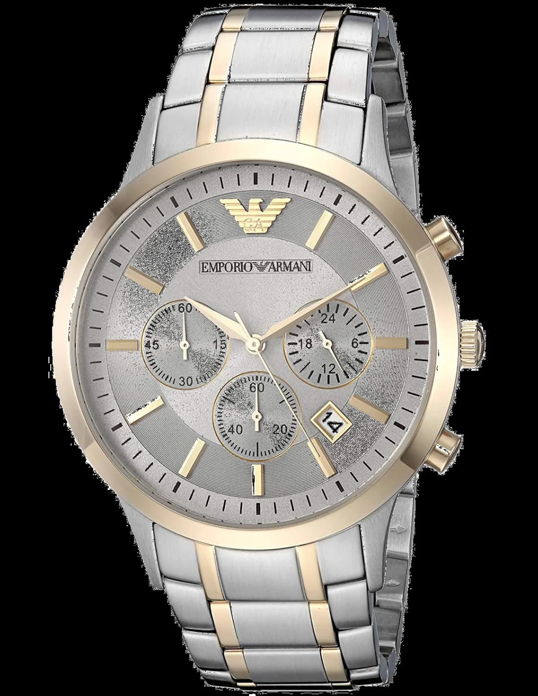 Emporio Armani AR11076 chronographe acier inoxydable — Montres Outlet
