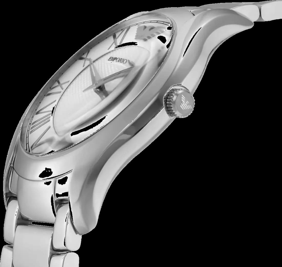 détails du bracelet en acier et boucle déployante