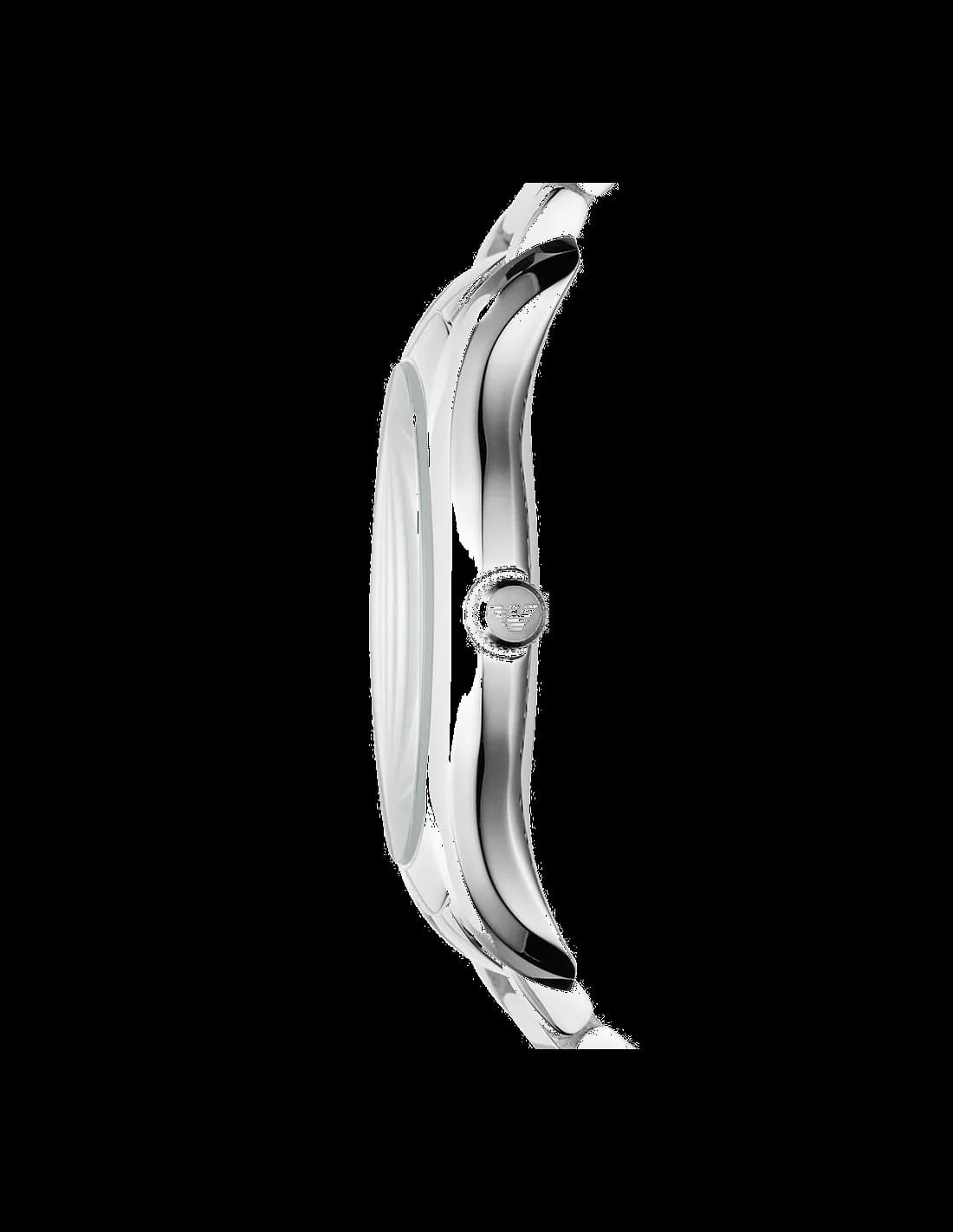 détails cadran noir et bracelet cuir — Montres Outlet