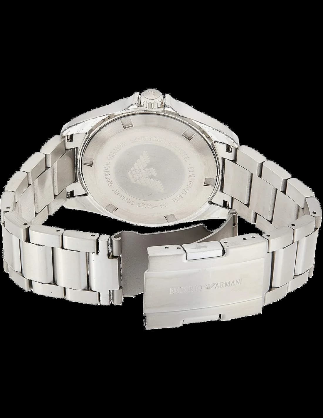 Fermoir acier inoxydable Emporio Armani AR11100 — Montres Outlet