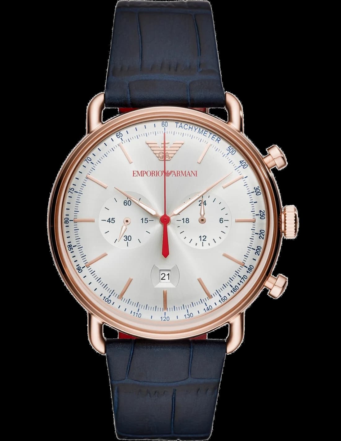 Emporio Armani AR11123 montre noire et acier — Montres Outlet