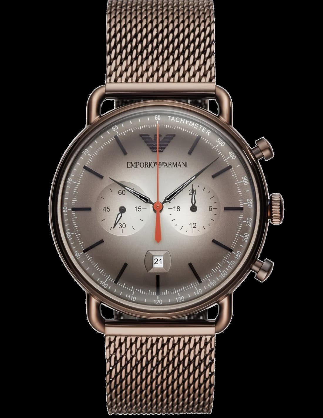 Emporio Armani AR11169 montre avec cadran noir — Montres Outlet