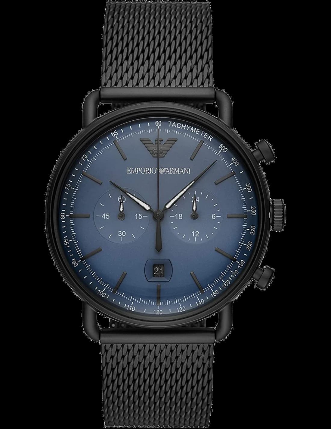 Emporio Armani AR11201 cadran noir — Montres Outlet