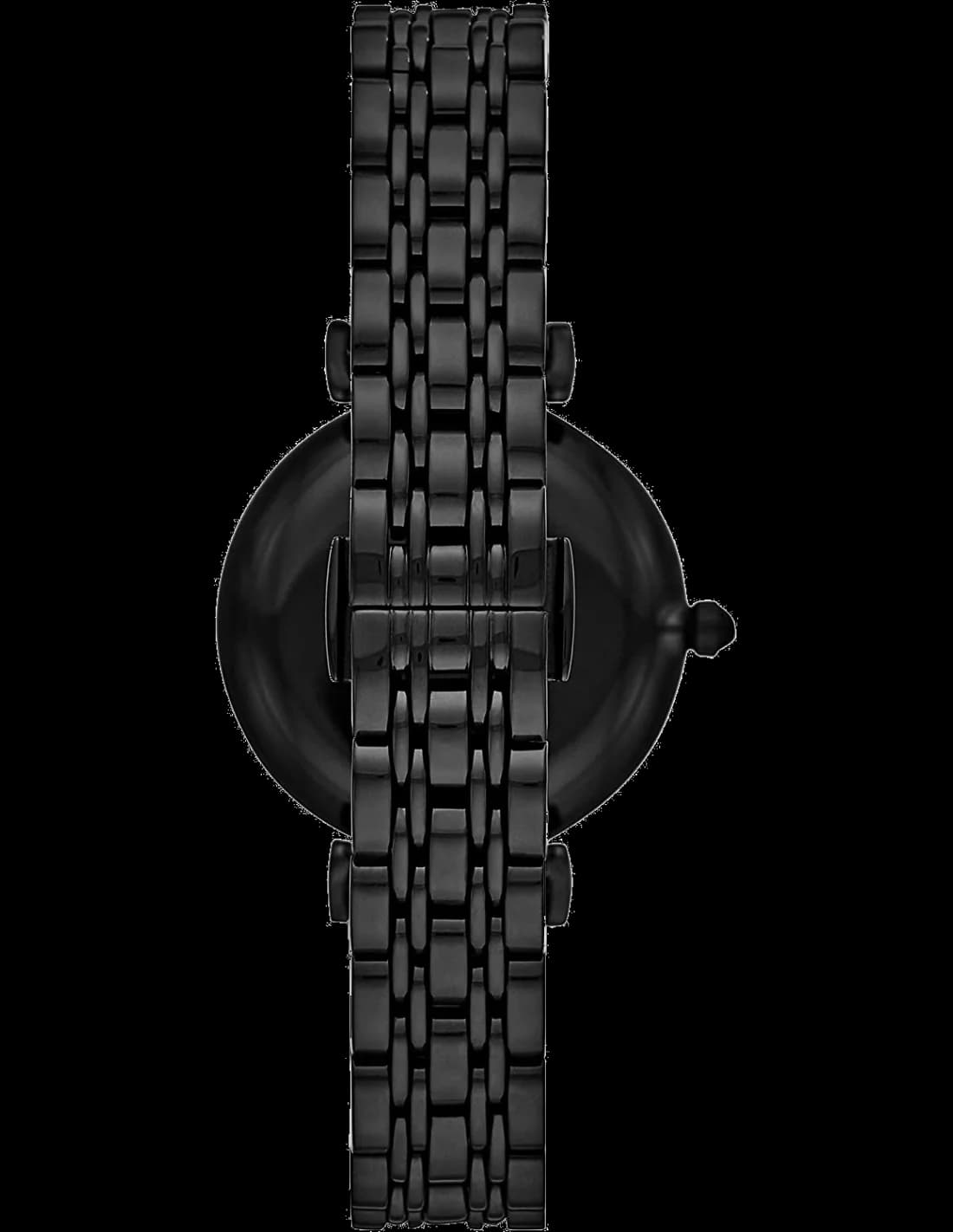 Montre Emporio Armani AR11245 femme détail cadran noir