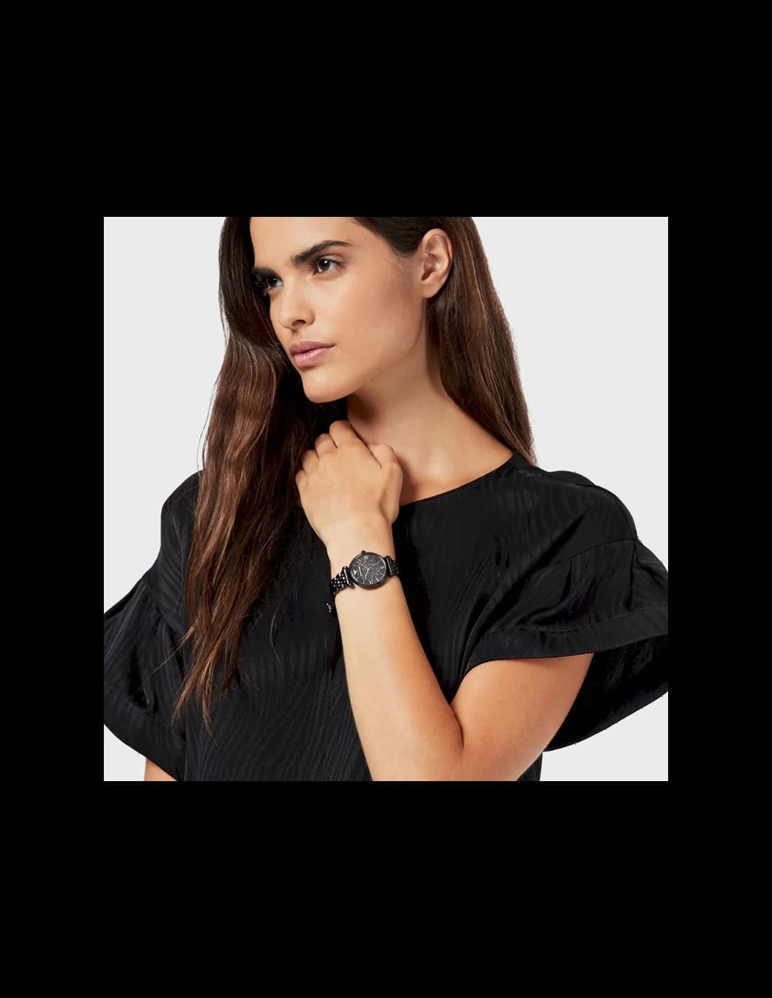 Montre Emporio Armani AR11245 femme verso boîtier argent