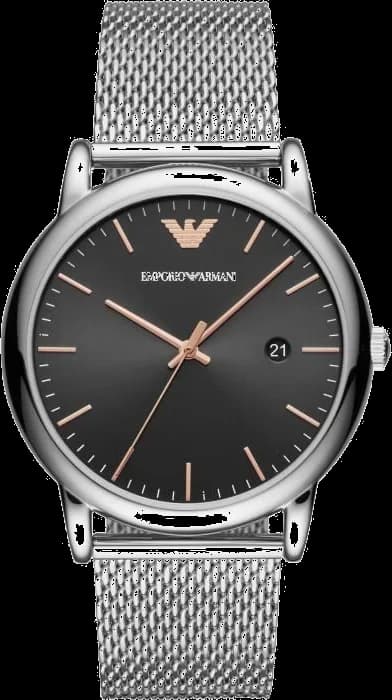 Emporio Armani AR11272 détail cadran noir — Montres Outlet
