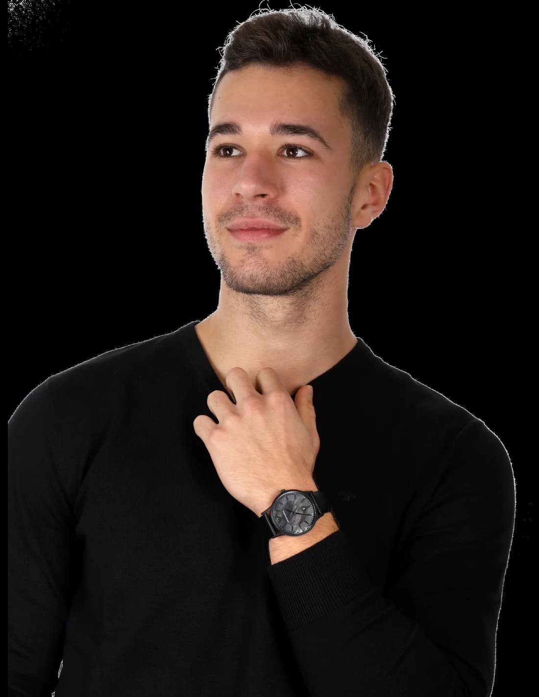 Montre Homme Emporio Armani AR11276 Cadran Nacre et Bracelet Cuir vue 4