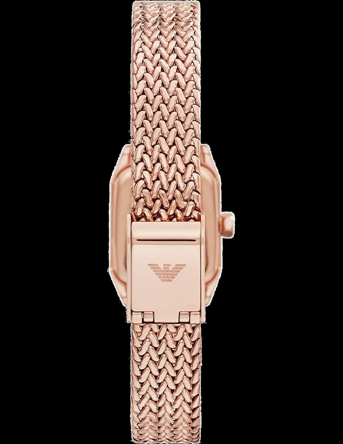 Montre Emporio Armani AR11347 Gioia à Boîtier Rectangulaire et Maille Milanaise vue 2