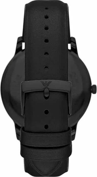 Détail du bracelet cuir Emporio Armani AR1732 — Montres Outlet