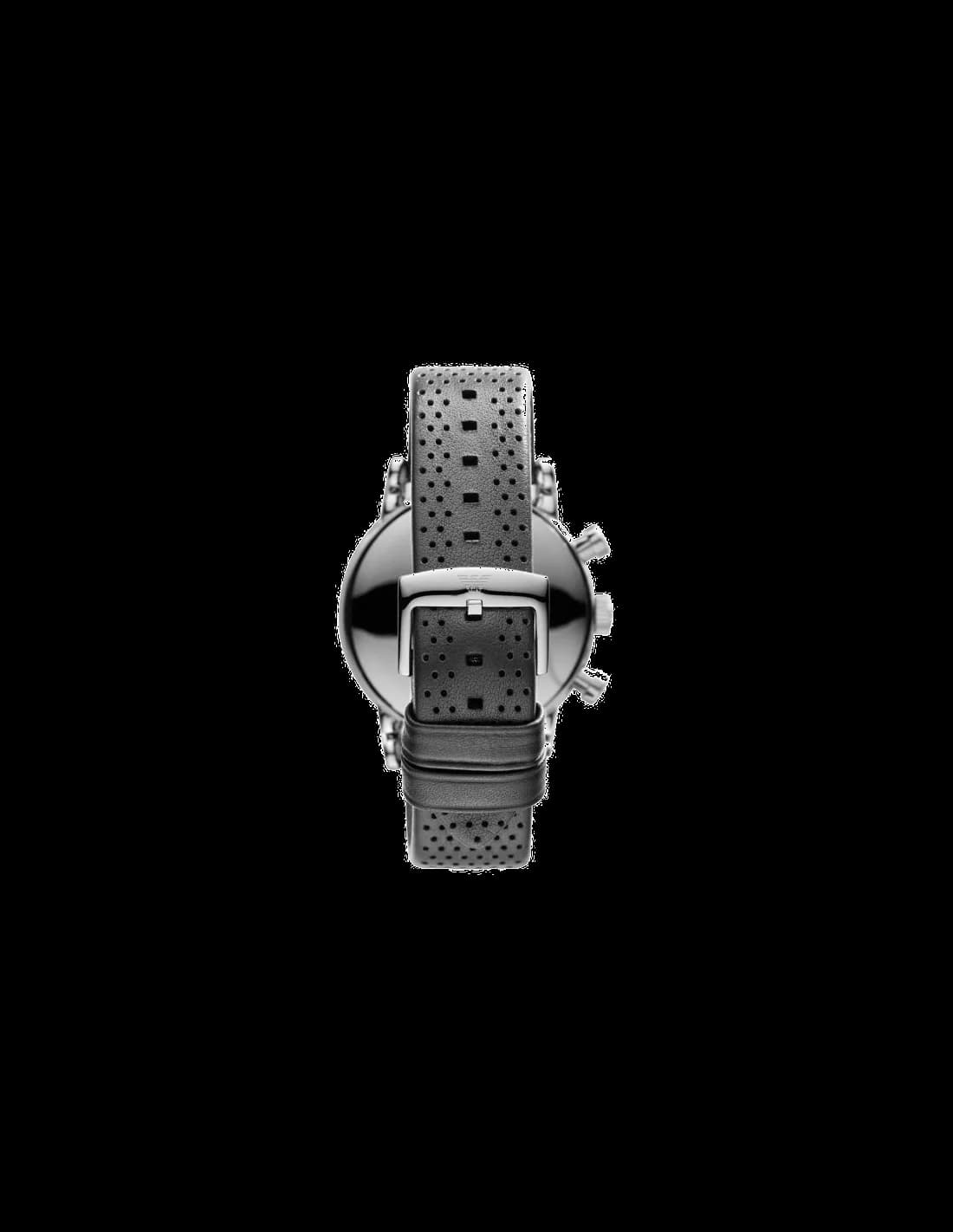 Montre Homme Emporio Armani Classic AR1735 bracelet cuir perforé vue 4