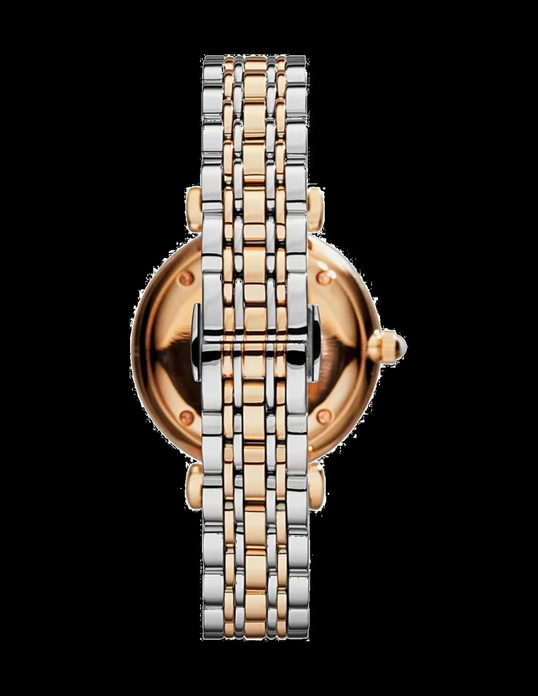 Montre Emporio Armani AR1840 femme détail cadran bronze