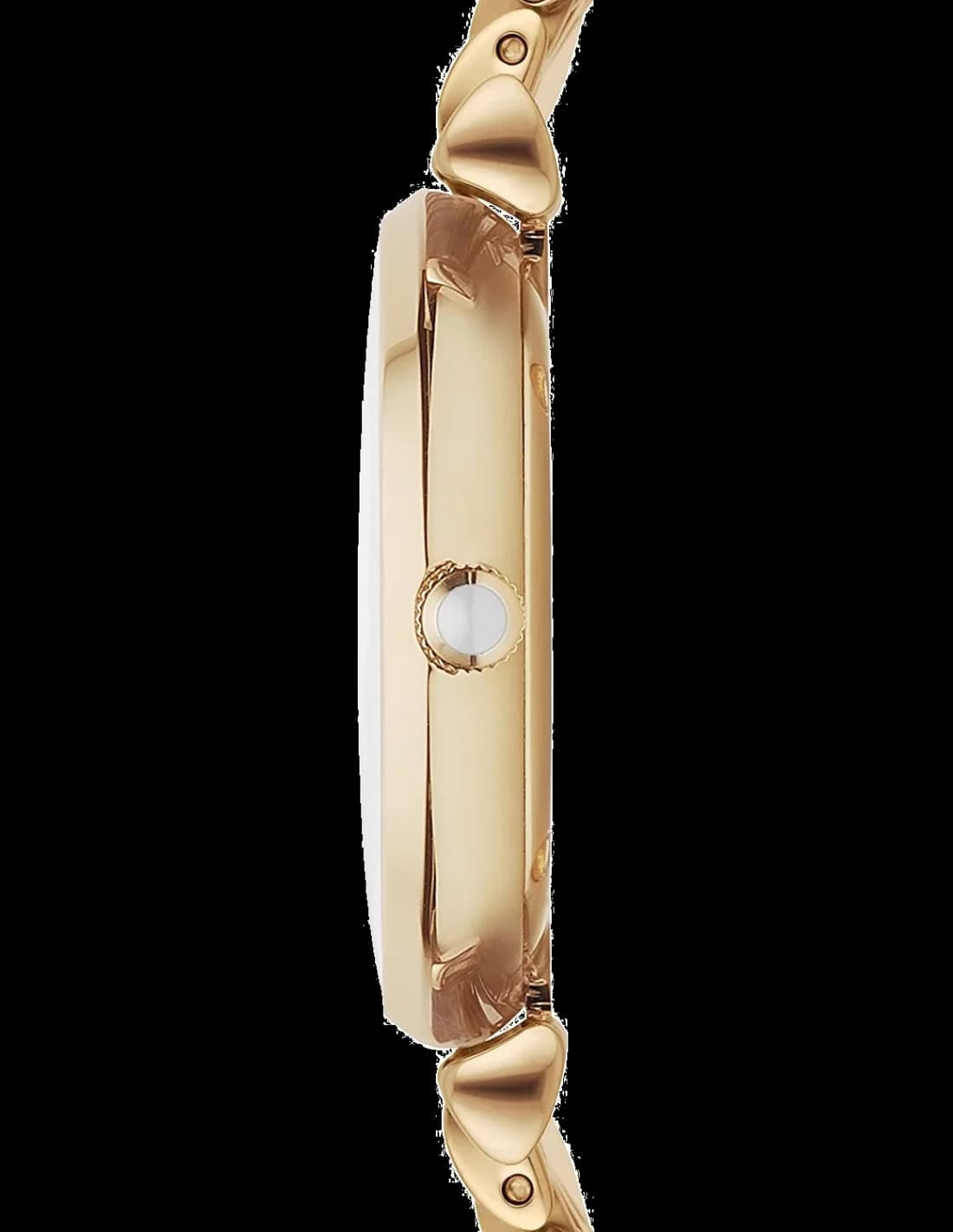 Montre Emporio Armani AR1907 profil bracelet or boucle déployante