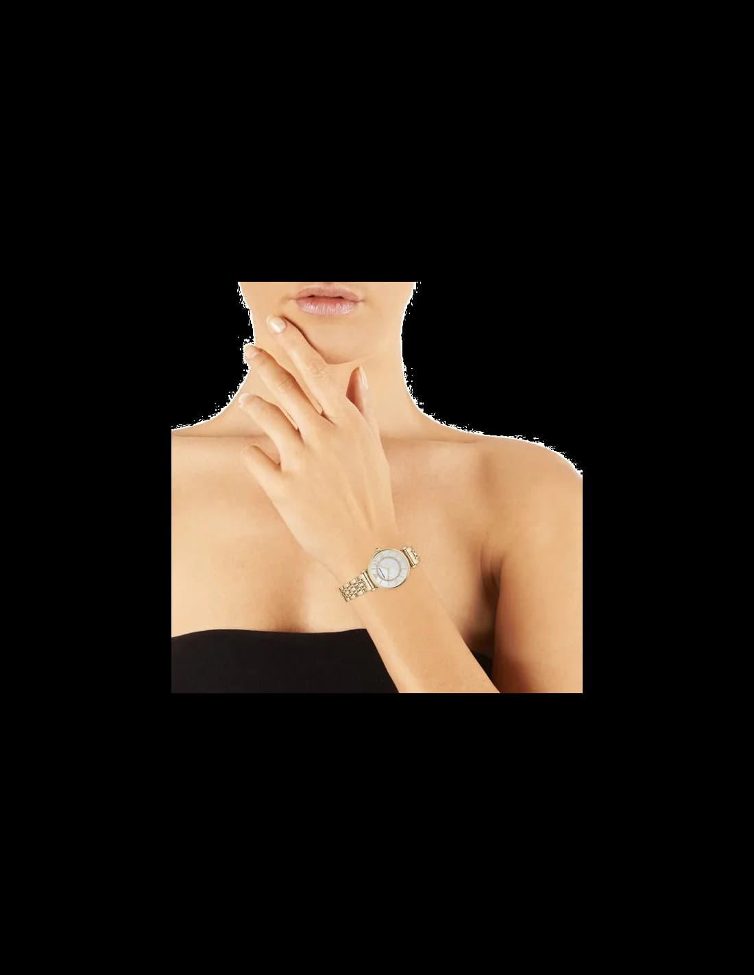 Montre Emporio Armani AR1907 fond boîtier acier inoxydable doré