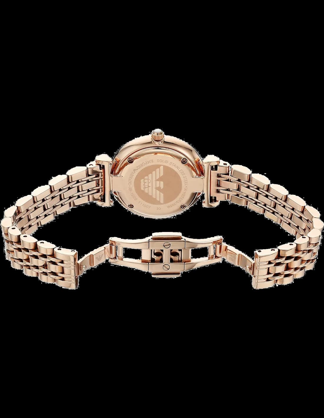 Montre Emporio Armani AR1909 femme détail cadran nacre