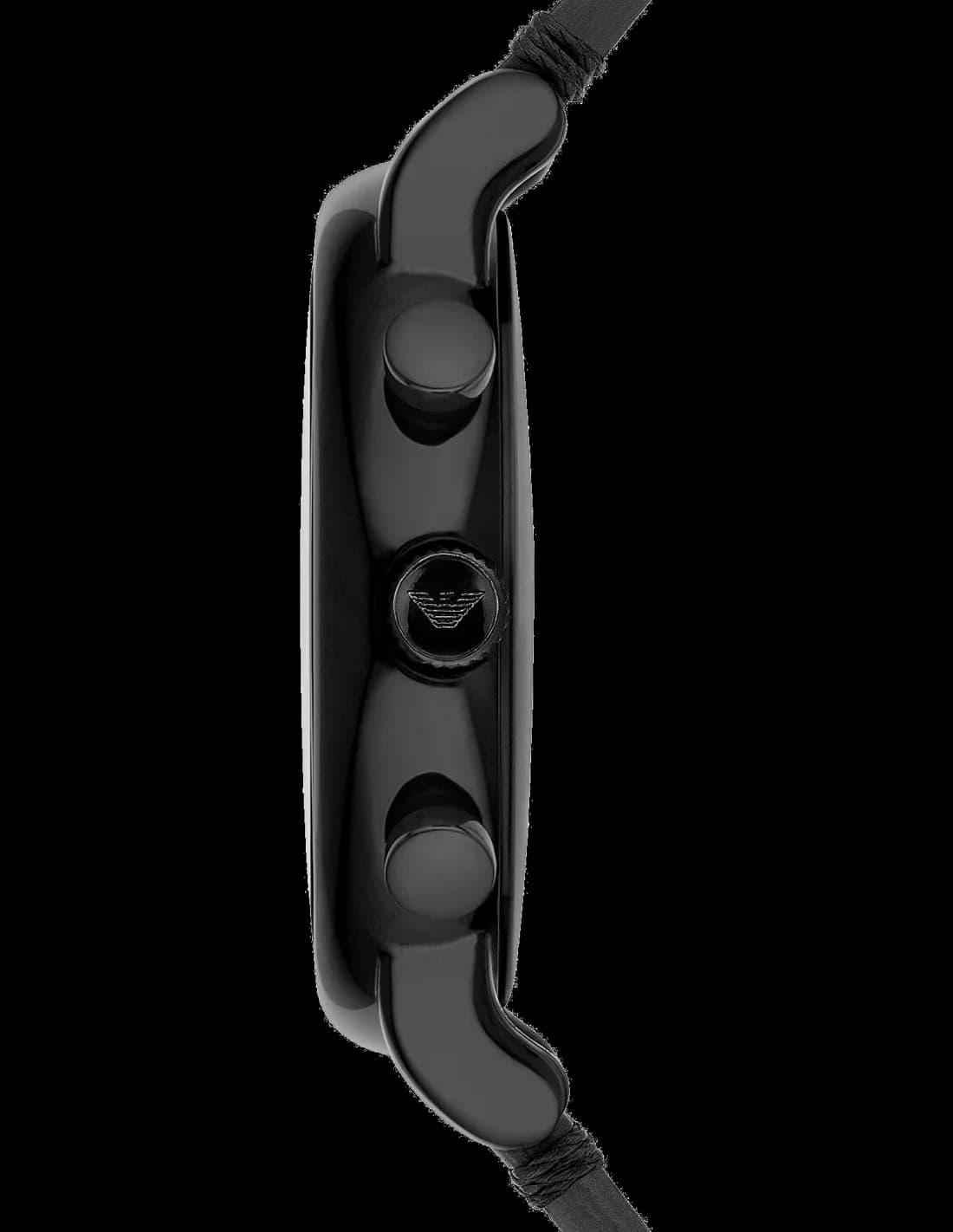 Détails du cadran et du bracelet de la montre Emporio Armani AR1918