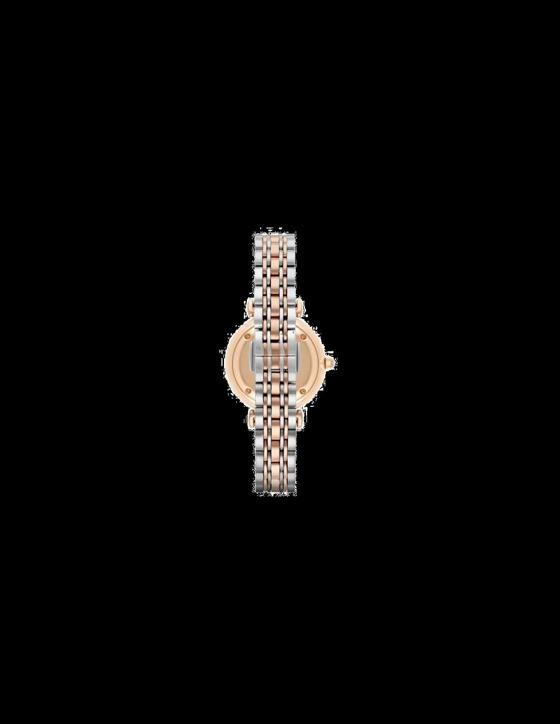 Montre Emporio Armani AR1926 femme détail cadran blanc