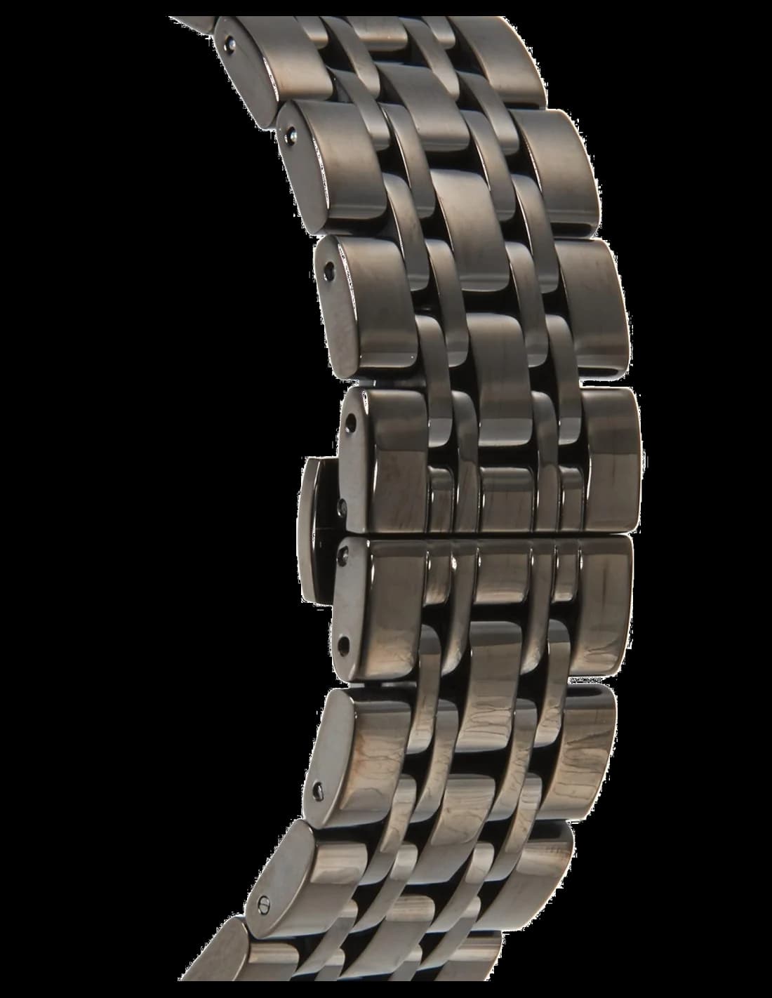 Détails du bracelet et boucle de la montre Emporio Armani AR1934