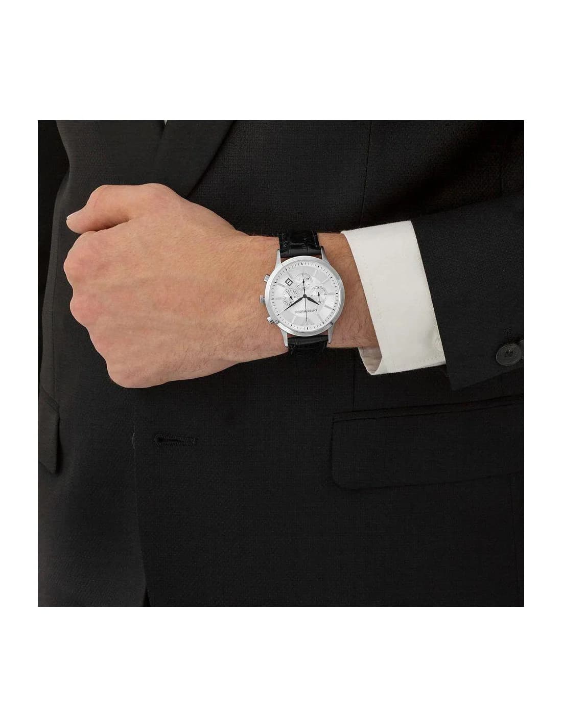 Bracelet cuir Emporio Armani AR2432 — Montres Outlet