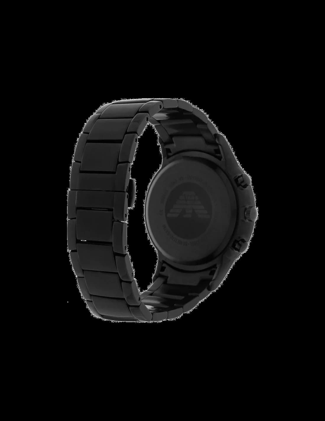 Bracelet cuir noir Emporio Armani AR2453 — Montres Outlet