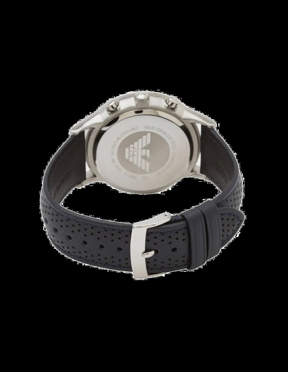 Montre Emporio Armani AR2473 homme détail cadran bleu