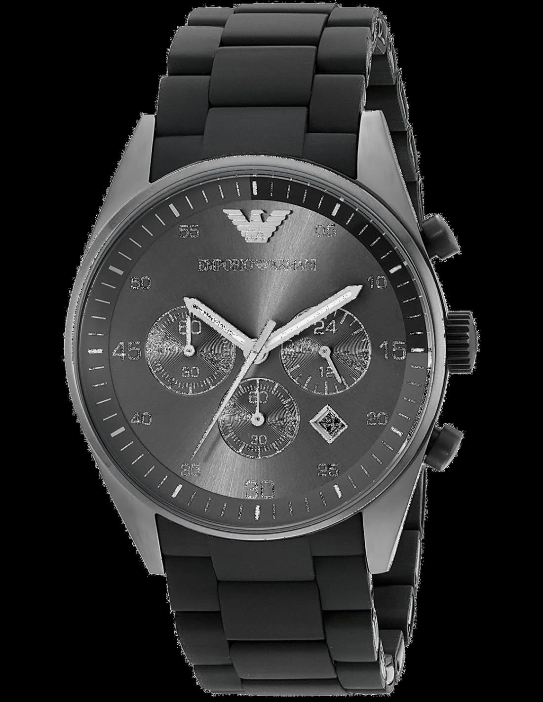 Emporio Armani AR5889 - montre chronographe noire — Montres Outlet