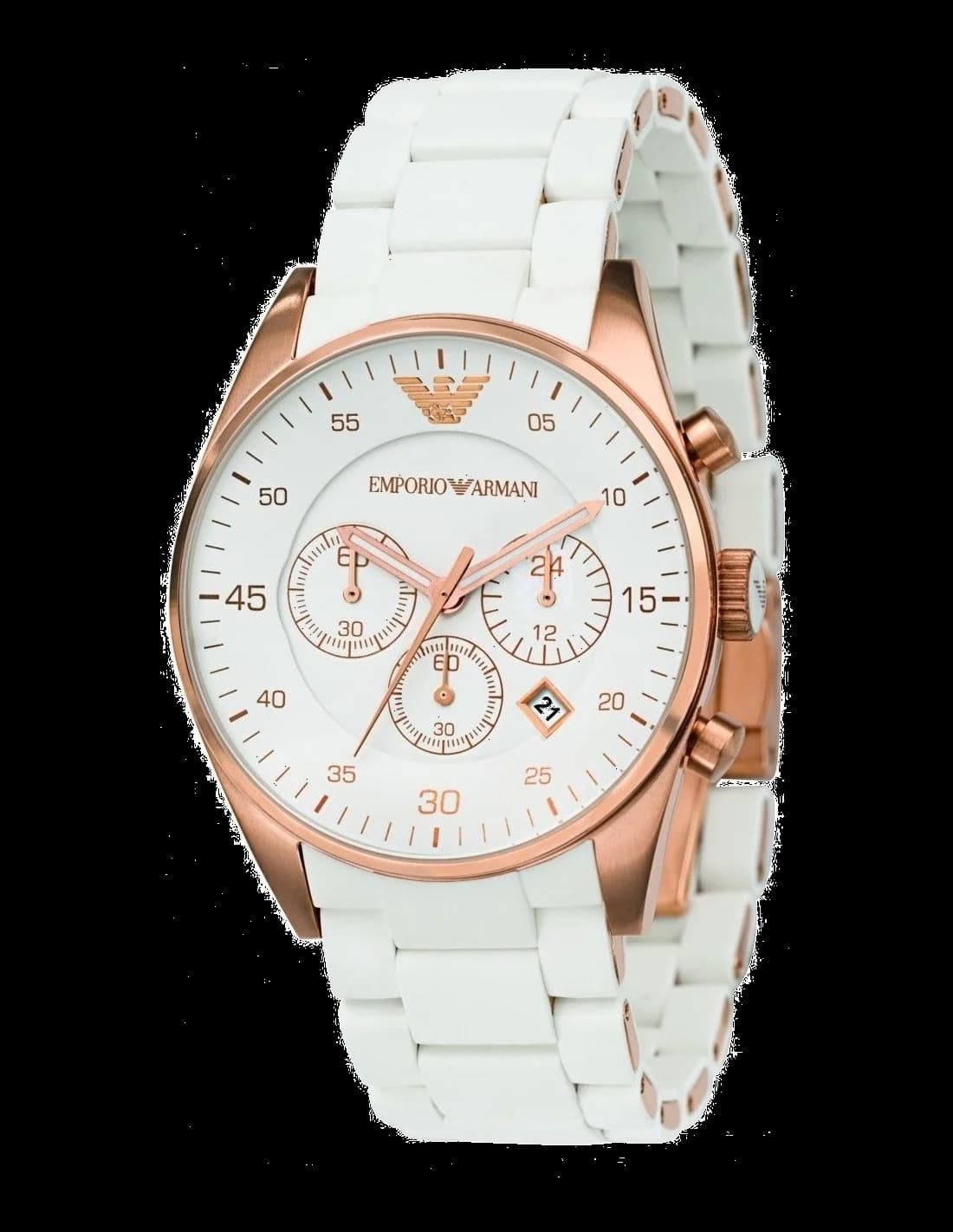 Emporio Armani AR5919 illustrant le chronographe noir — Montres Outlet