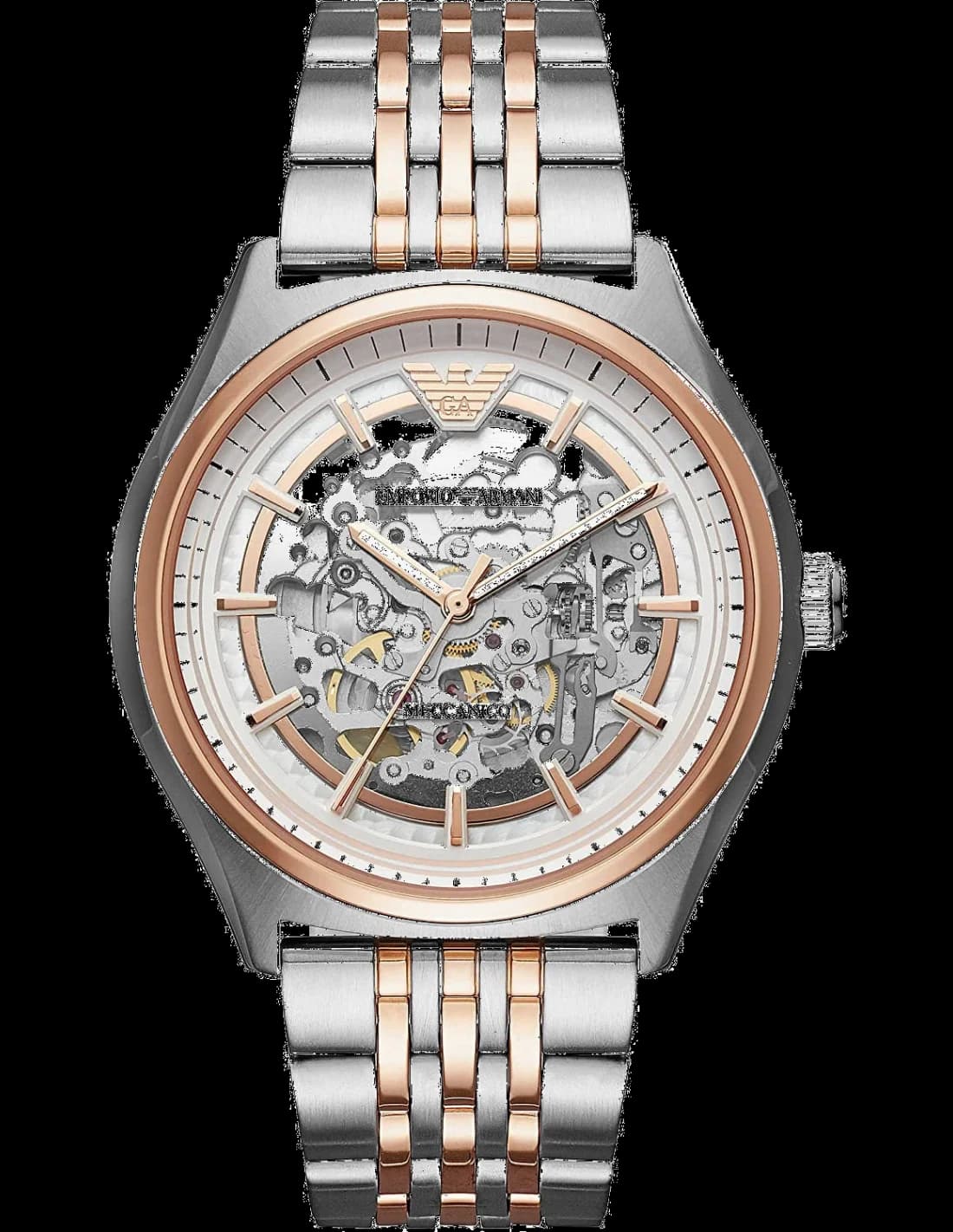 Emporio Armani AR60002 montre quartz acier 43mm — Montres Outlet