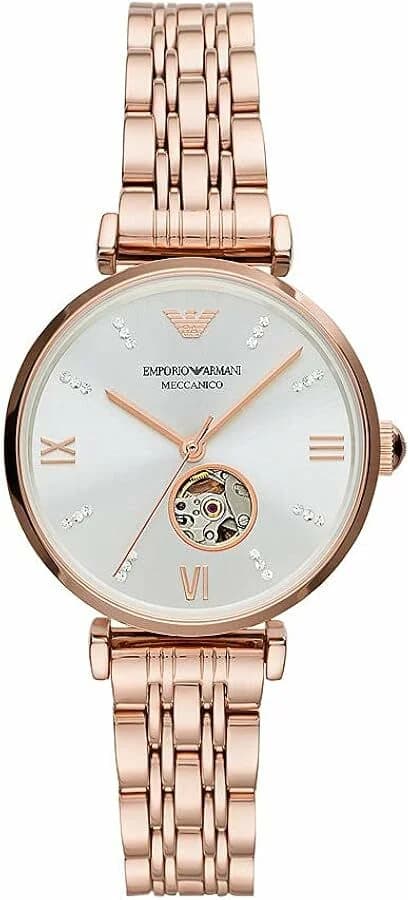 Montre Emporio Armani AR60023 femme cadran argent bracelet acier inoxydable