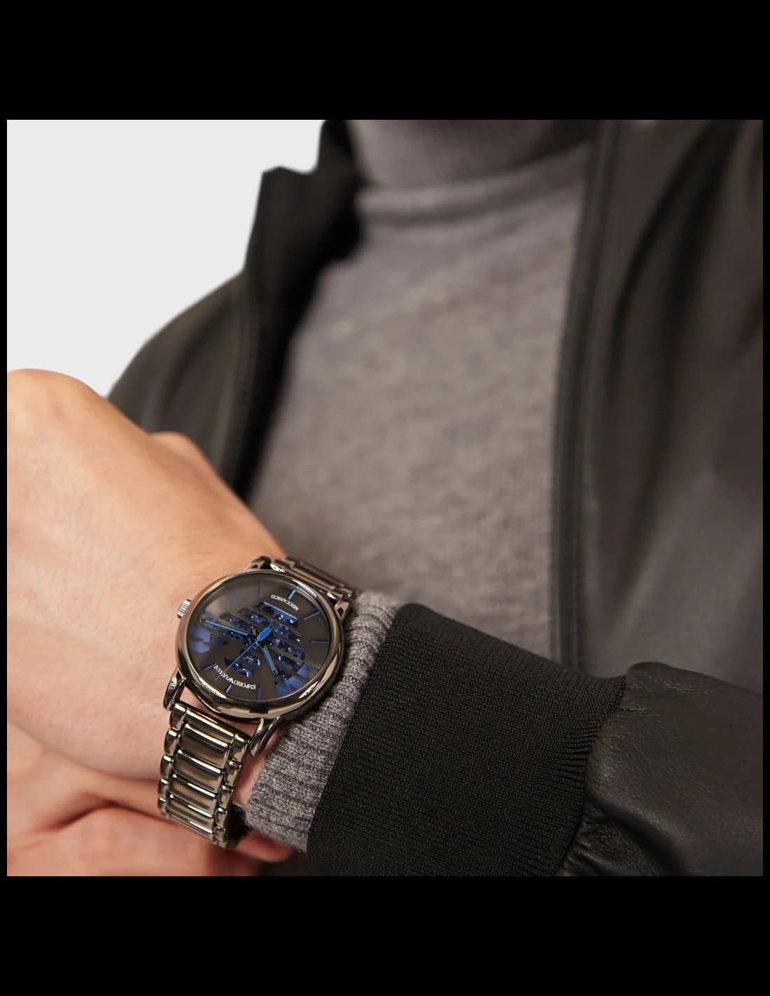 Montre Emporio Armani AR60029 homme vue de profil