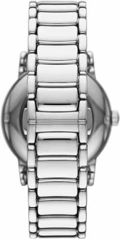 Montre Emporio Armani AR60036 Automatique Cadran Bleu et Bracelet Cuir vue 3