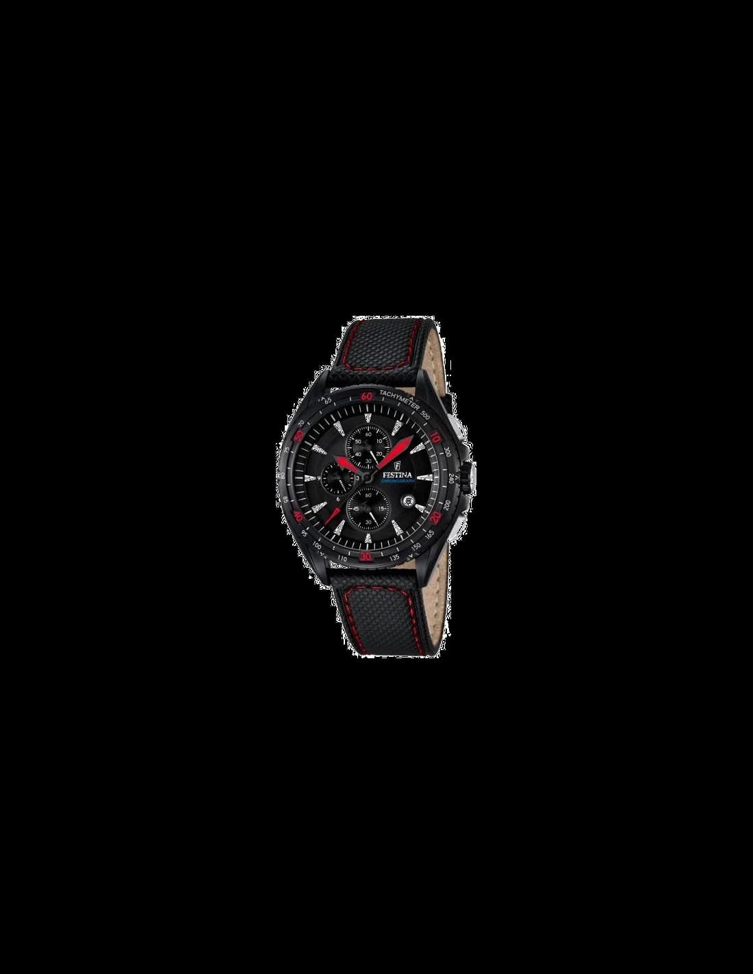 Festina F16847/4 montre chronographe noir — Montres Outlet