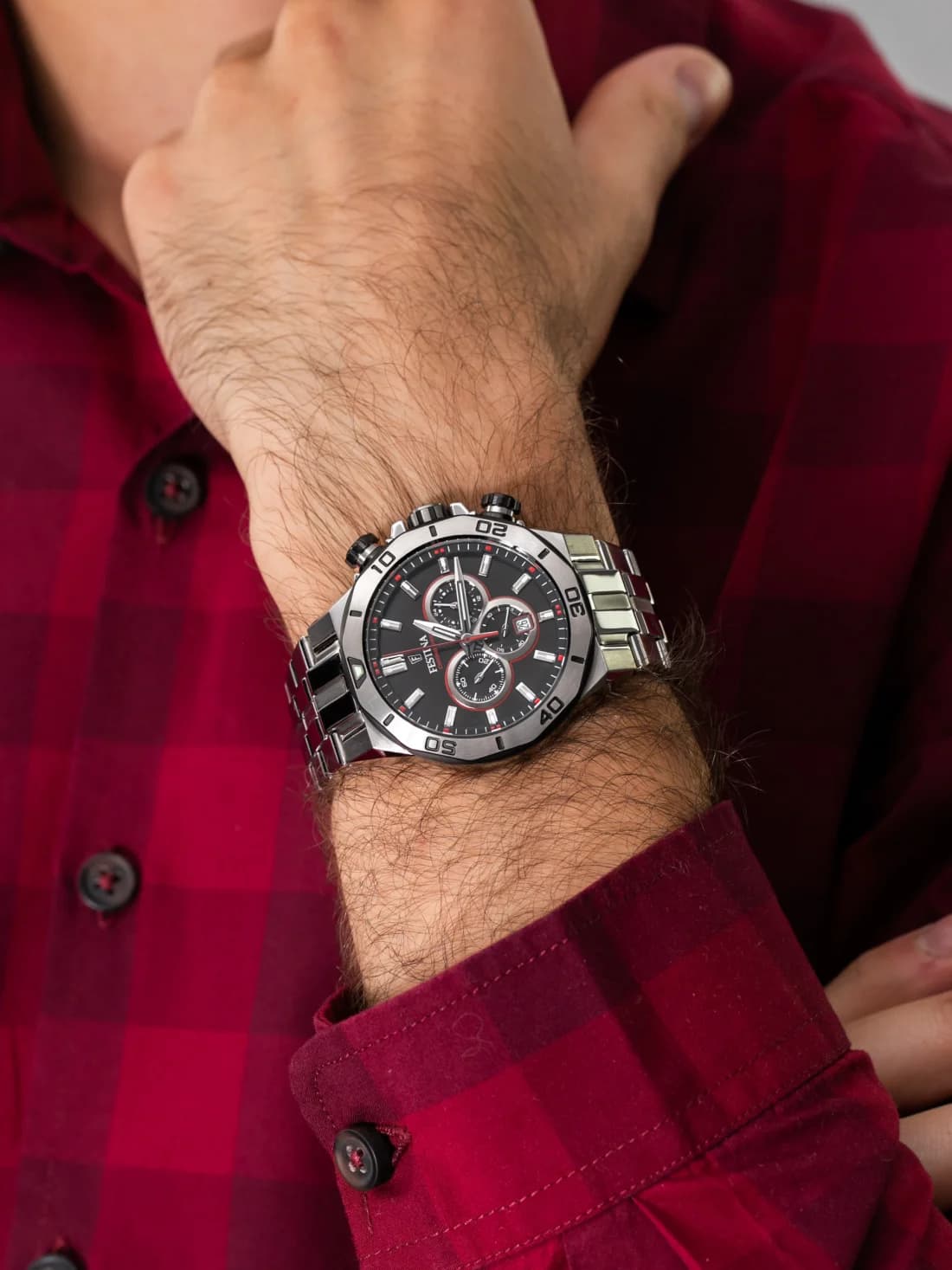 Montre Festina F20448/4 homme vue de profil