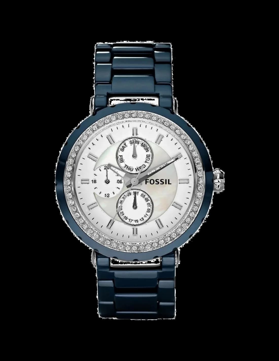 Fossil CE1047 chronographe noir — Montres Outlet
