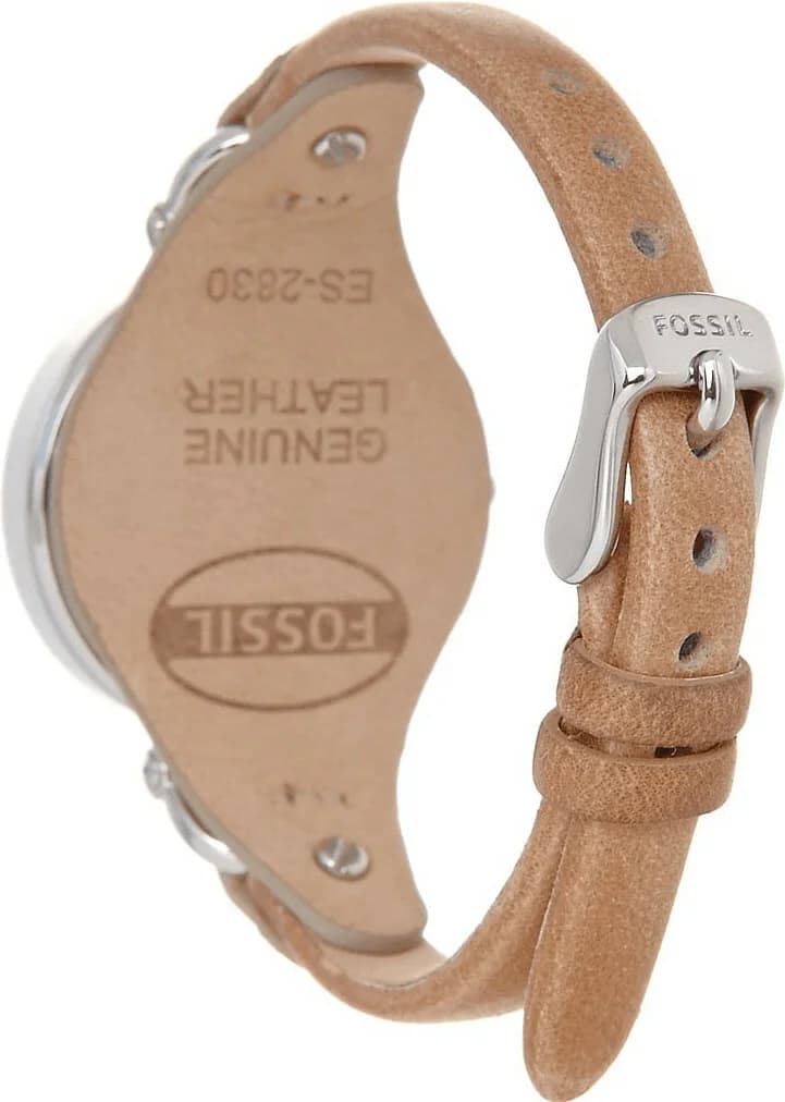 Montre Fossil ES2830 femme détail cadran beige