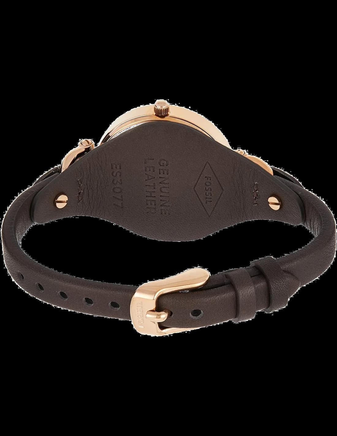 Fossil ES3077 arrière boîtier acier — Montres Outlet