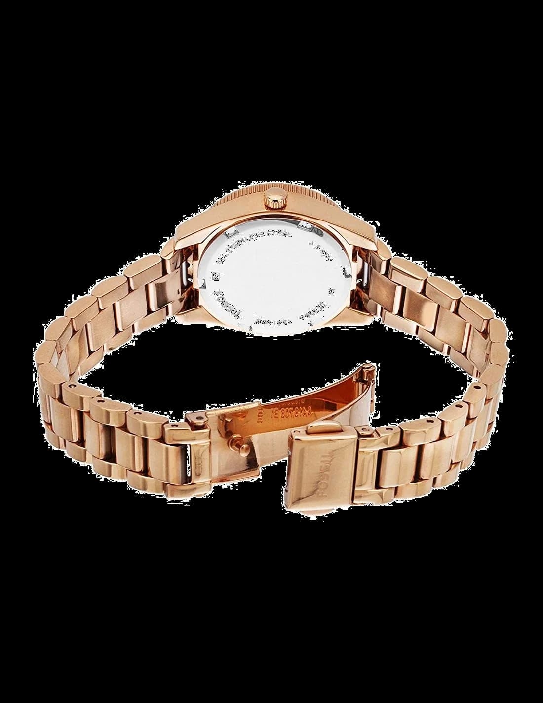 Montre Fossil ES3584 femme détail cadran or rose