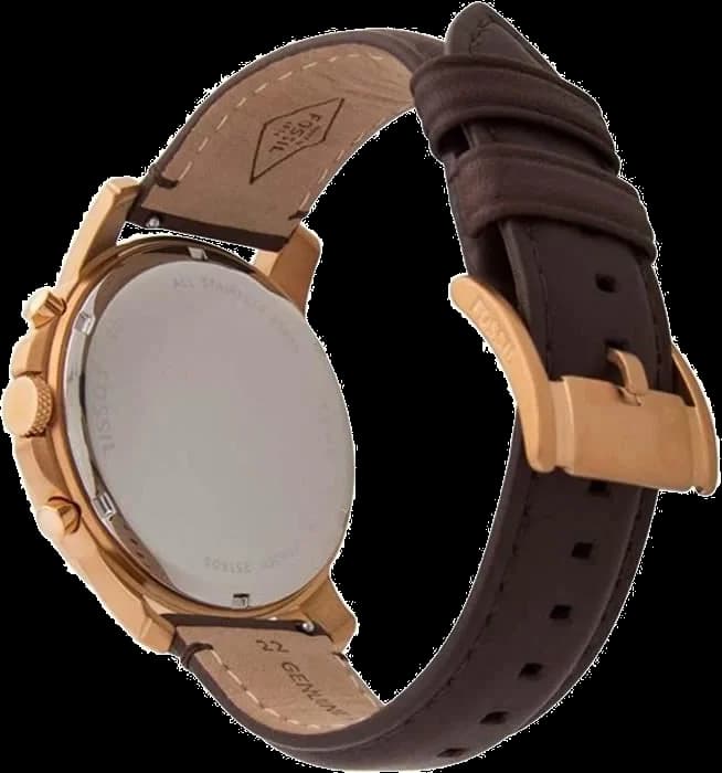 Bracelet en cuir Fossil FS5068IE — Montres Outlet