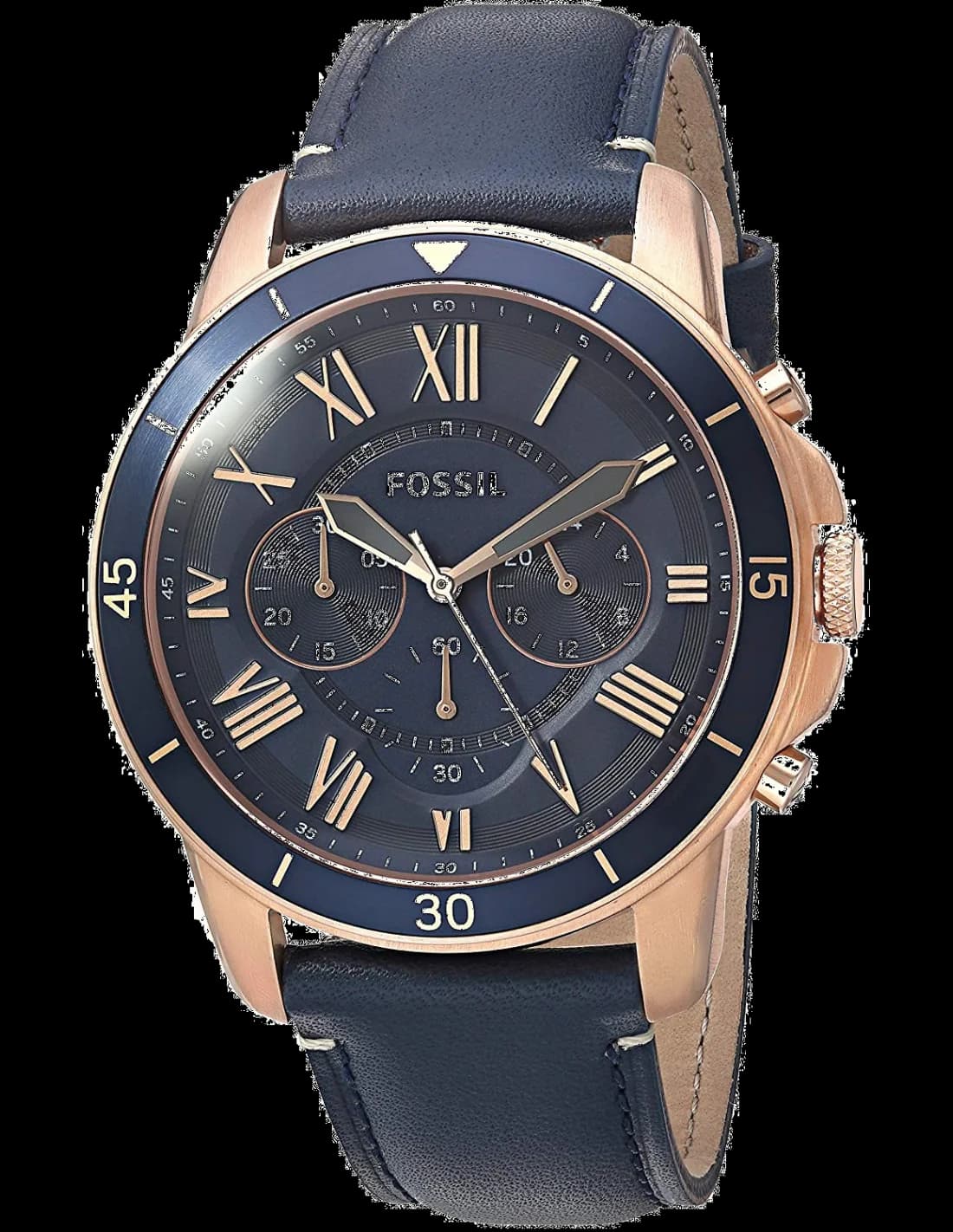 Fossil FS5237 chronographe noir — Montres Outlet