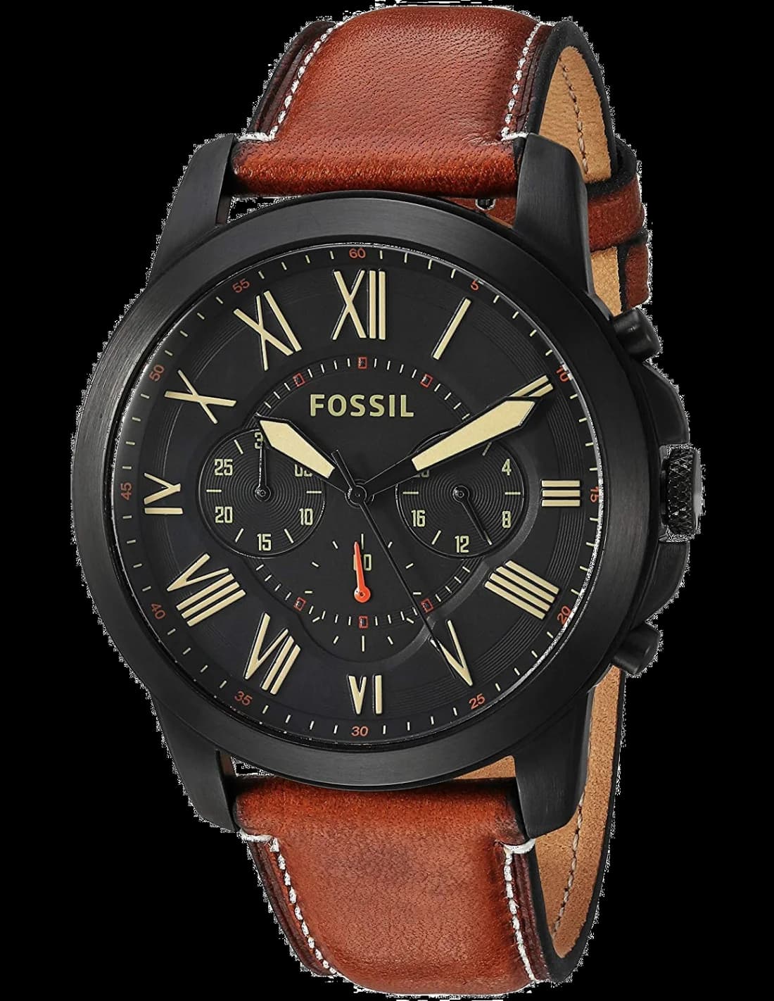 Fossil FS5241 chronographe noir — Montres Outlet