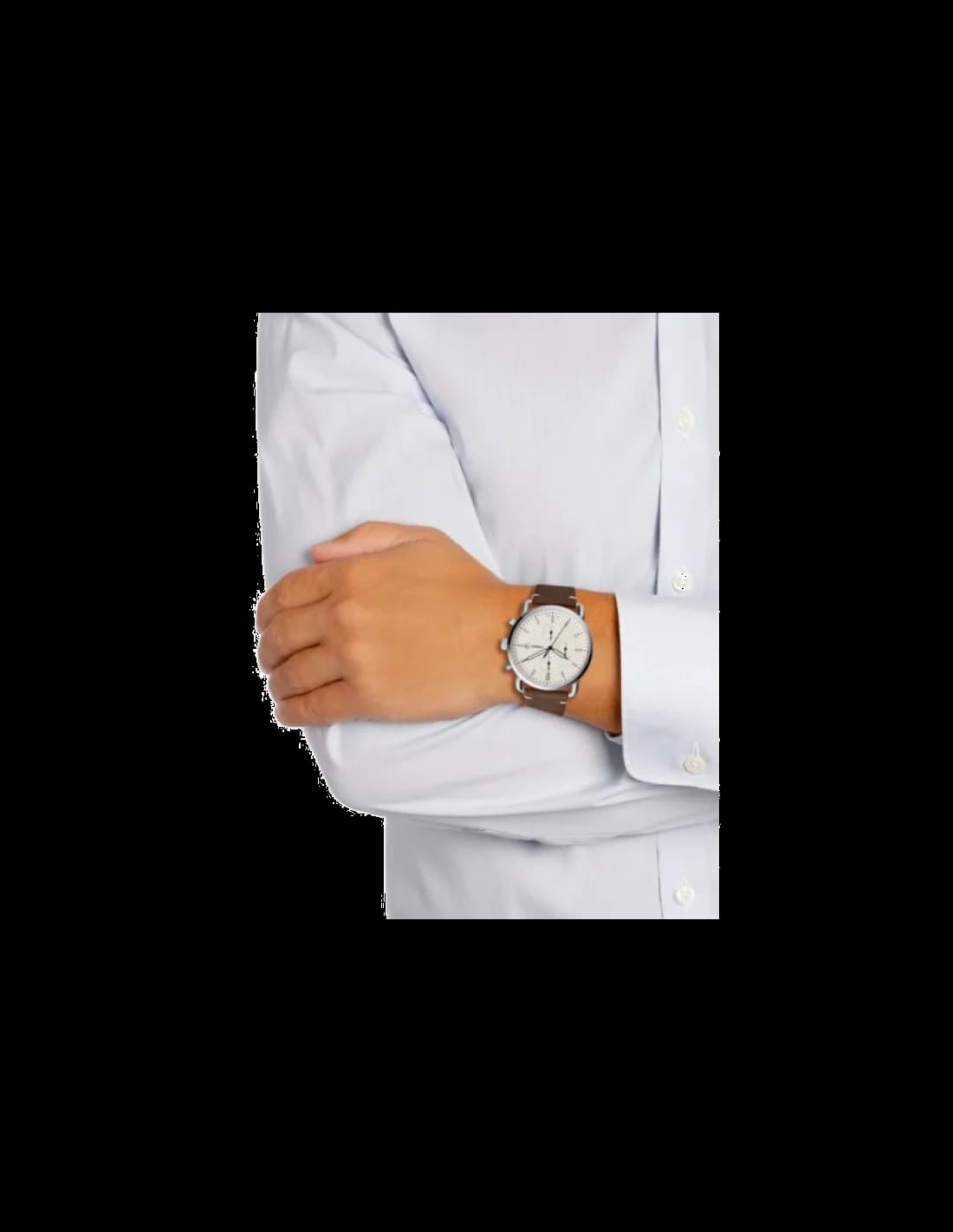 Bracelet cuir Fossil FS5402 avec boucle ardillon — Montres Outlet