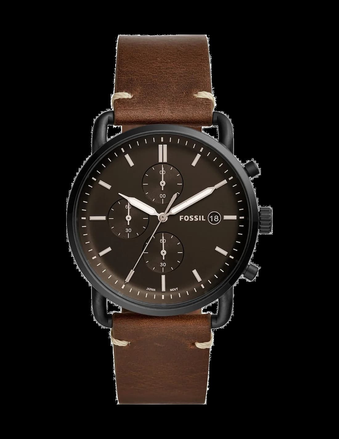 Fossil FS5403 chronographe noir — Montres Outlet
