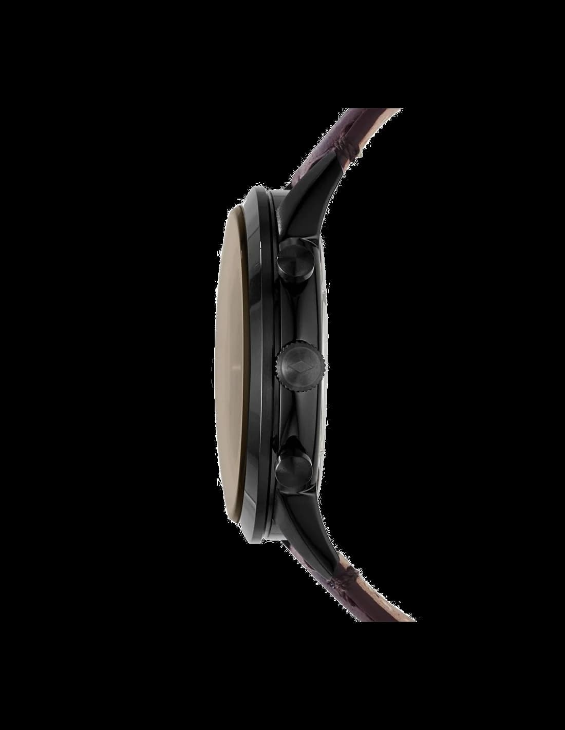 Des détails du cadran noir de la Fossil FS5437 — Montres Outlet
