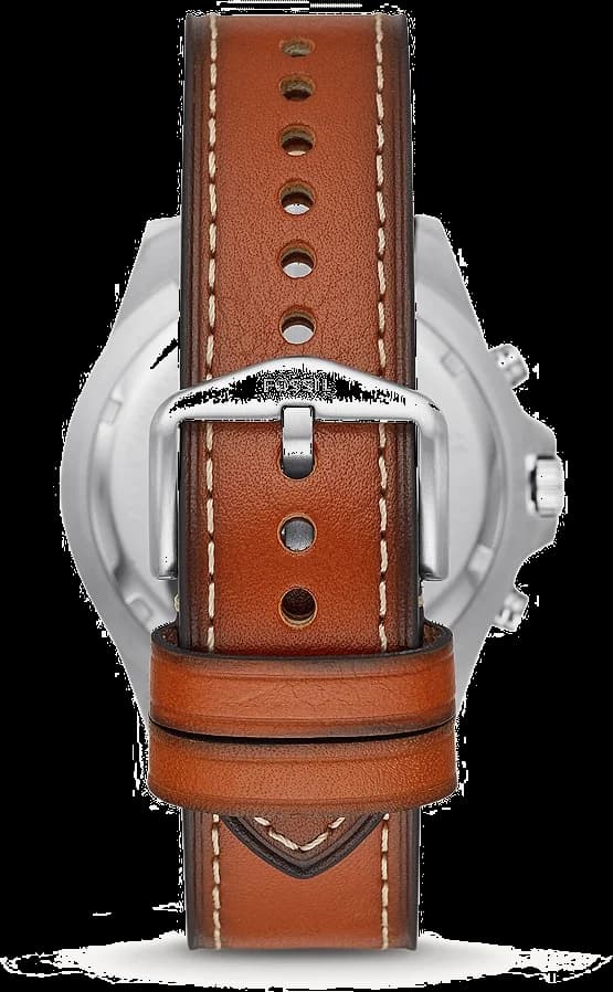 Montre Fossil FS5625 homme détail cadran bleu