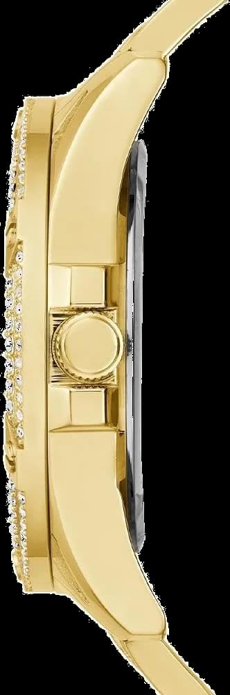 Montre Guess Queen GW0464L2 en acier doré cadran orné de cristaux vue 3