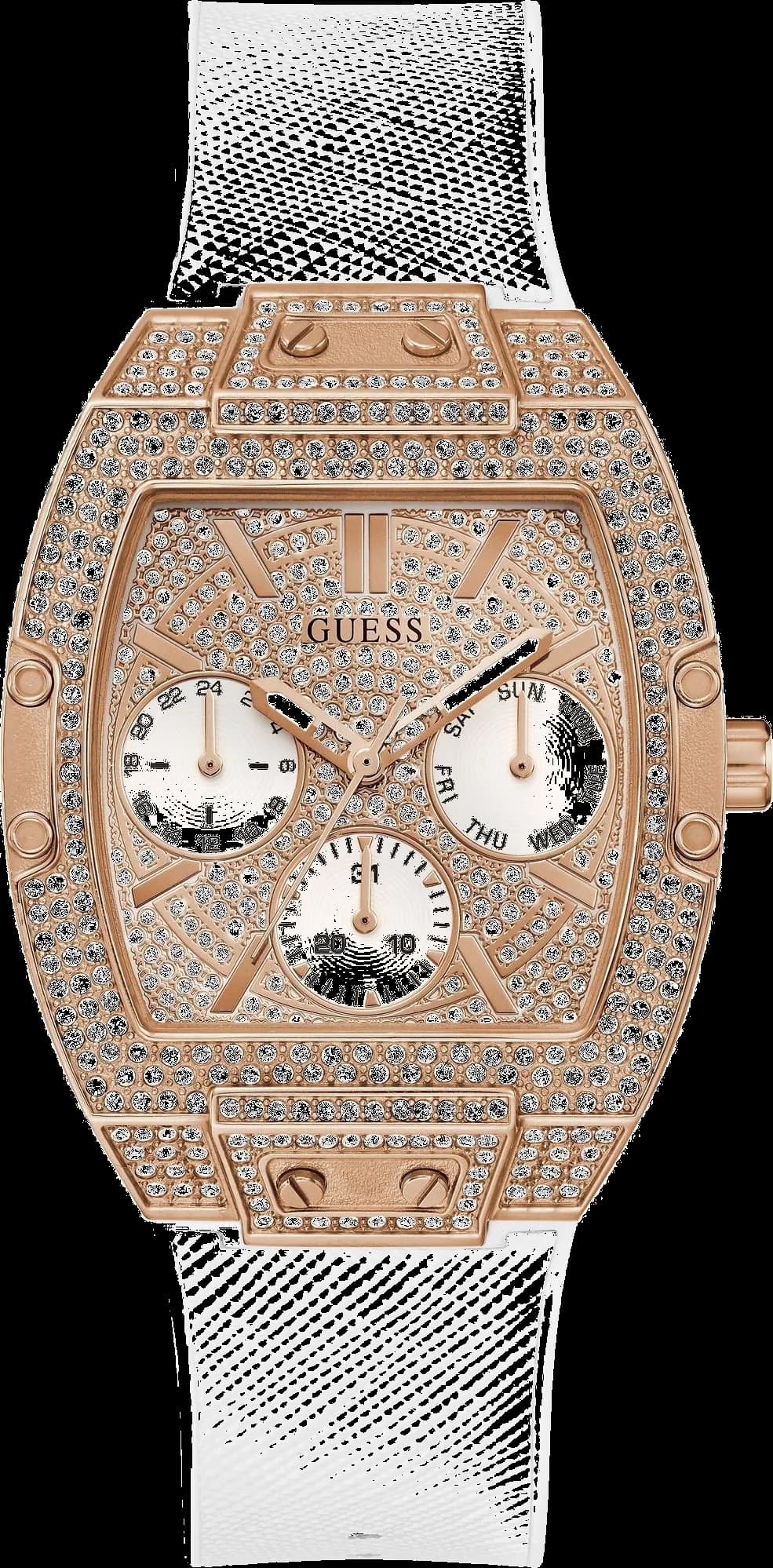 Guess GW0105L3 montre avec cadran noir — Montres Outlet